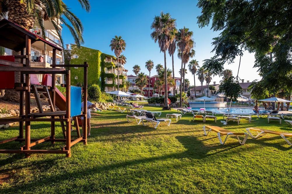 Hg Jardin De Menorca Aparthotel Son Bou Bagian luar foto